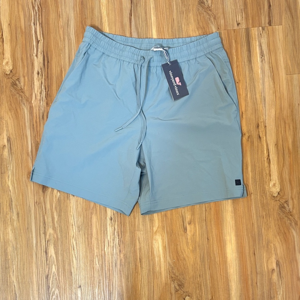 Vineyard Vines Shale Gray Athletic Shorts